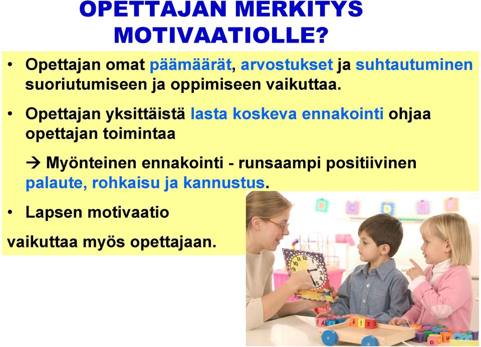 oppimiseen vaikuttaa.