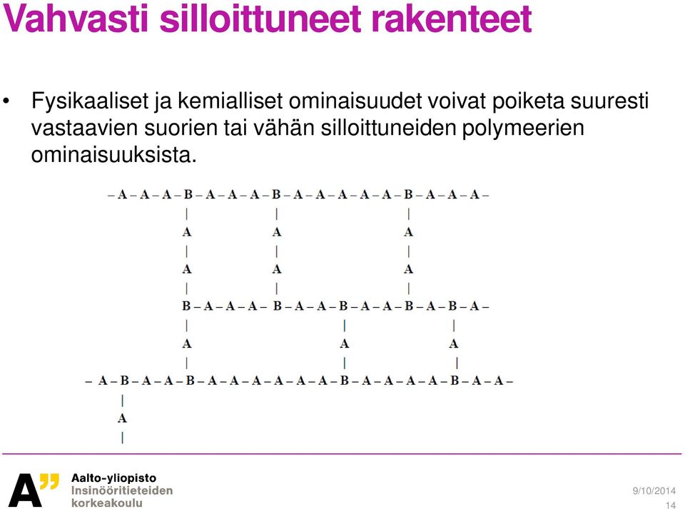 voivat poiketa suuresti vastaavien suorien