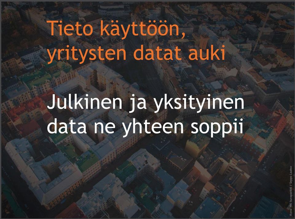 yritysten datat auki Julkinen
