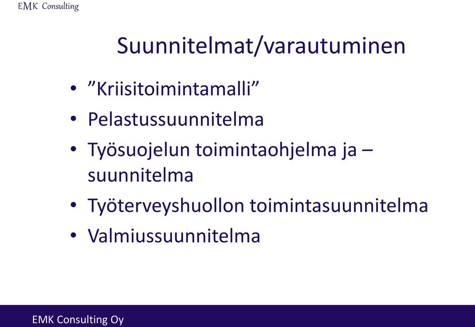 Työsuojelun toimintaohjelma ja