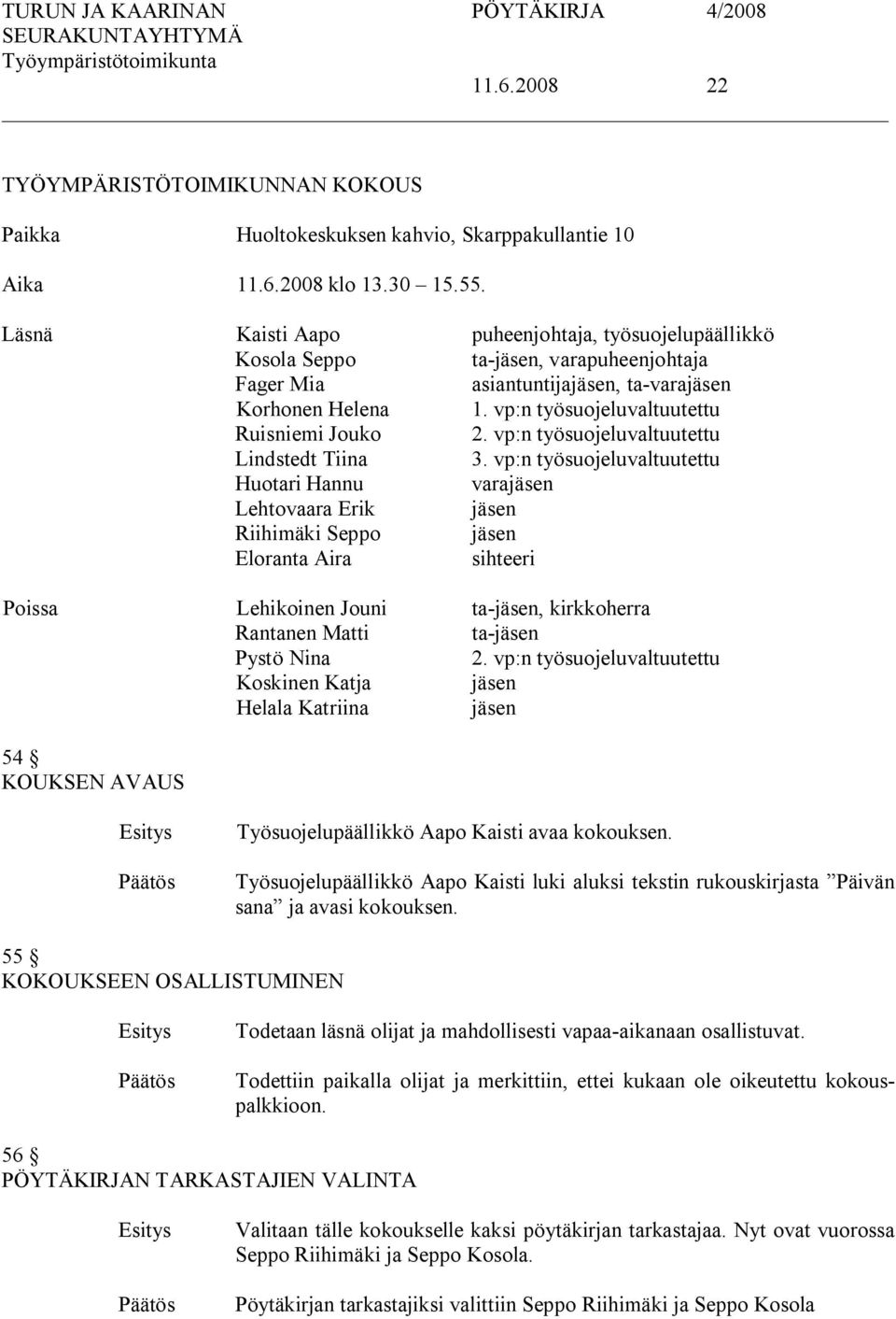 vp:n työsuojeluvaltuutettu Lindstedt Tiina 3.