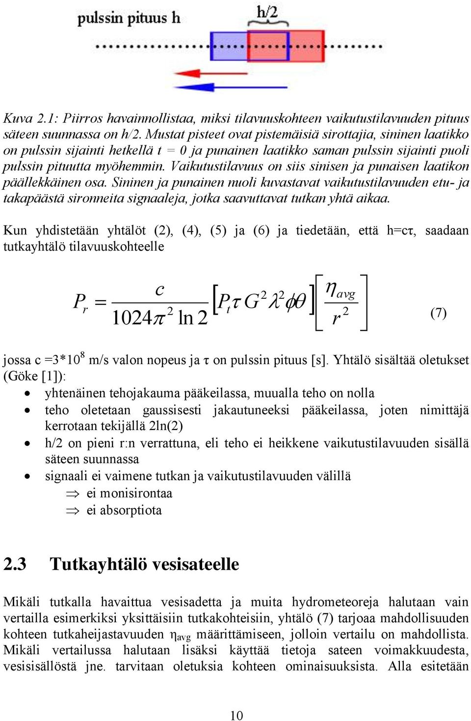 Vaikutustilavuus on siis sinisen ja punaisen laatikon päällekkäinen osa.