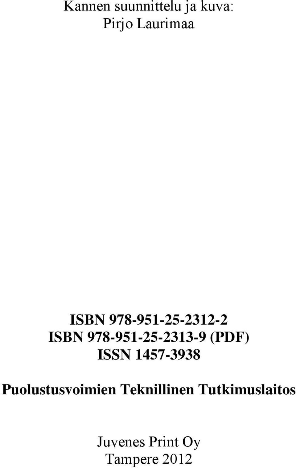 (PDF) ISSN 1457-3938 Puolustusvoimien
