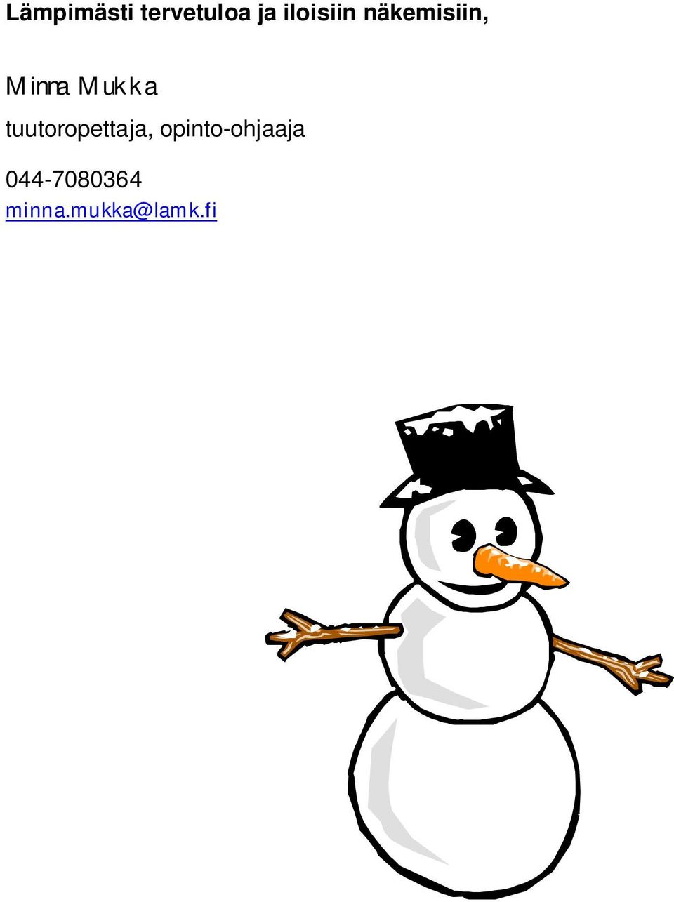 Mukka tuutoropettaja,