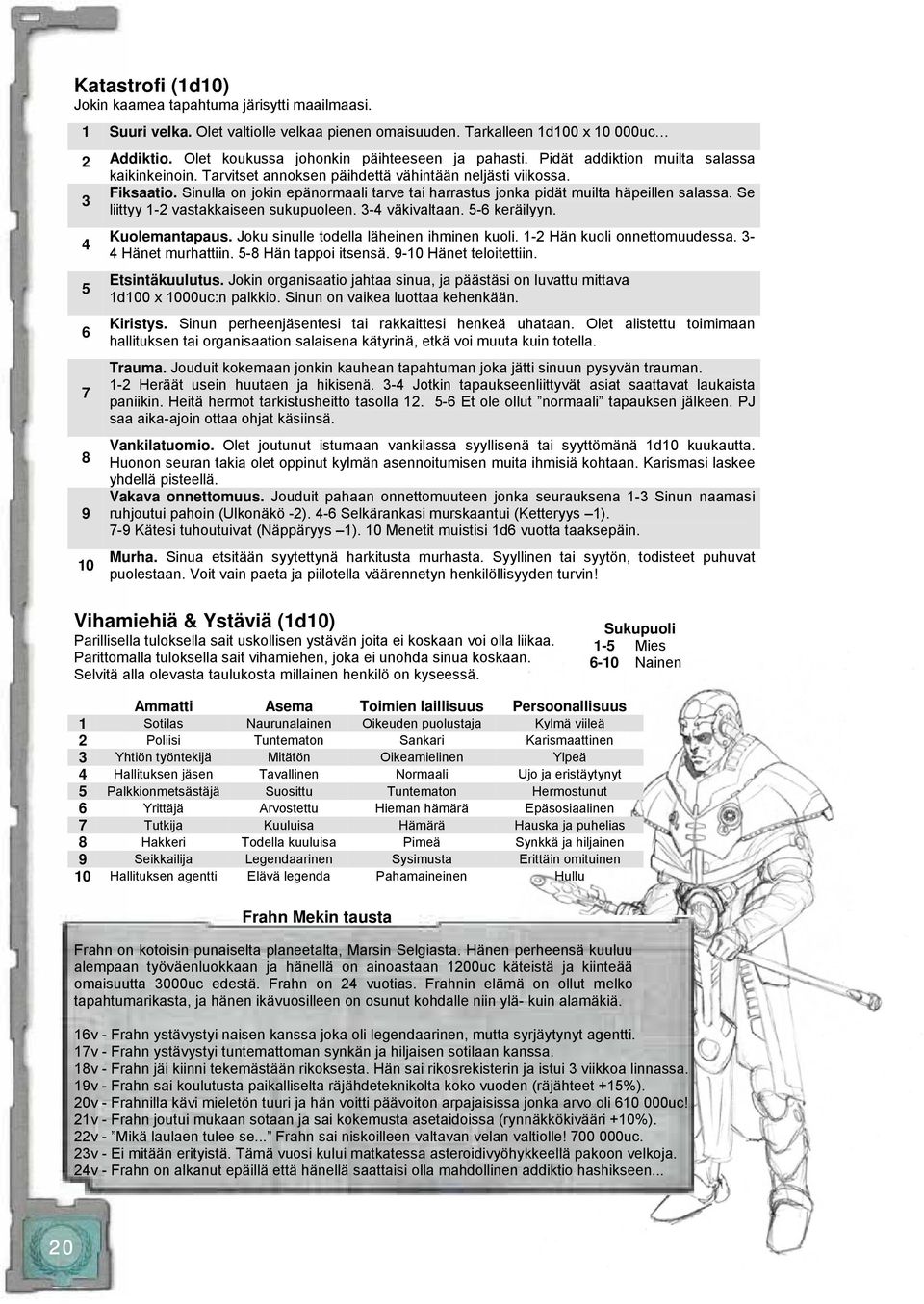 Sinulla on jokin epänormaali tarve tai harrastus jonka pidät muilta häpeillen salassa. Se 3 liittyy 1-2 vastakkaiseen sukupuoleen. 3-4 väkivaltaan. 5-6 keräilyyn. 4 5 6 7 8 9 10 Kuolemantapaus.