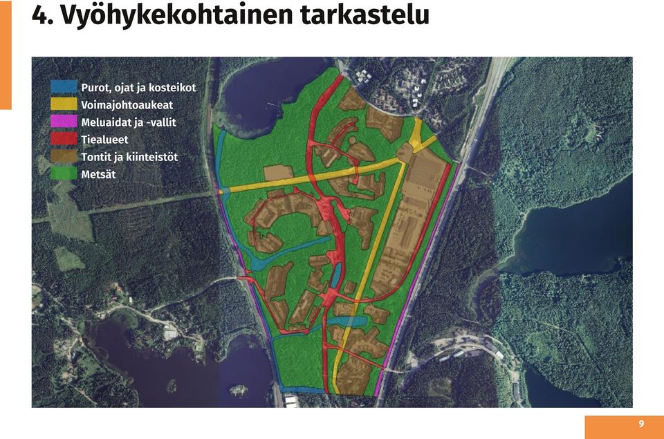Voimajohtoaukeat Meluaidat ja