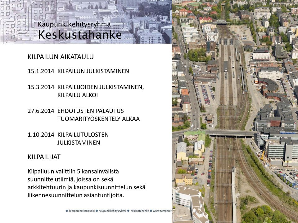 2014 EHDOTUSTEN PALAUTUS TUOMARITYÖSKENTELY ALKAA 1.10.