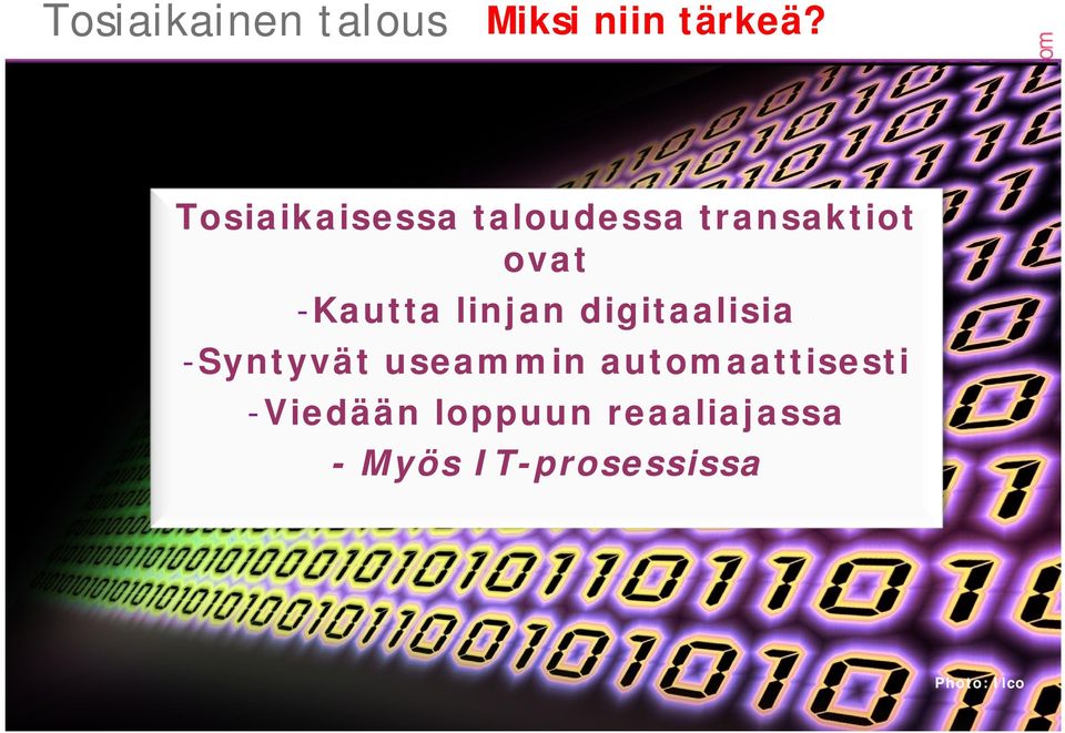 linjan digitaalisia -Syntyvät useammin