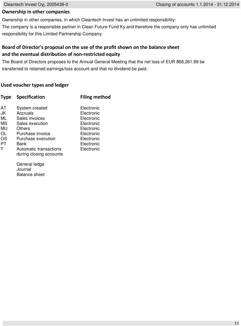 Board of Director's proposal on the use of the profit shown on the balance sheet and the eventual distribution of non-restricted equity The Board of Directors proposes to the Annual General Meeting