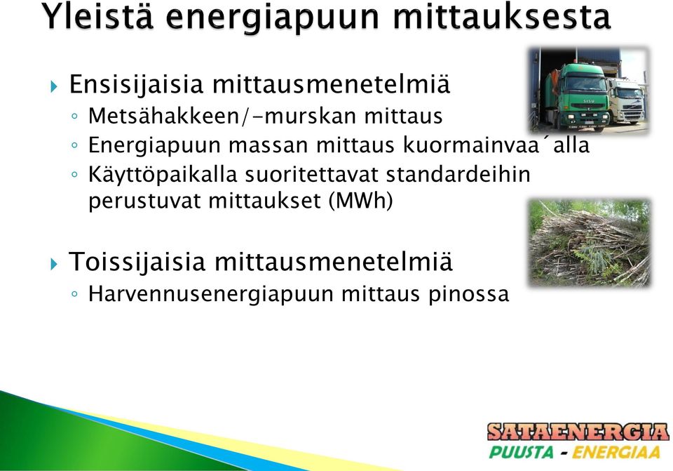 suoritettavat standardeihin perustuvat mittaukset (MWh)