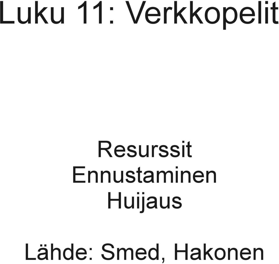 Resurssit