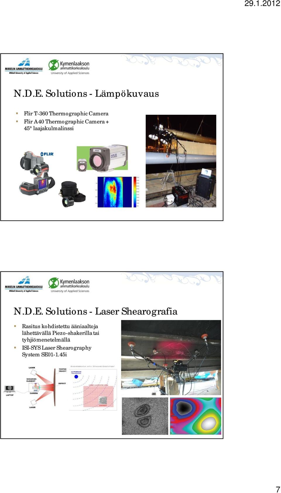 Thermographic Camera + 45 laajakulmalinssi  Solutions - Laser