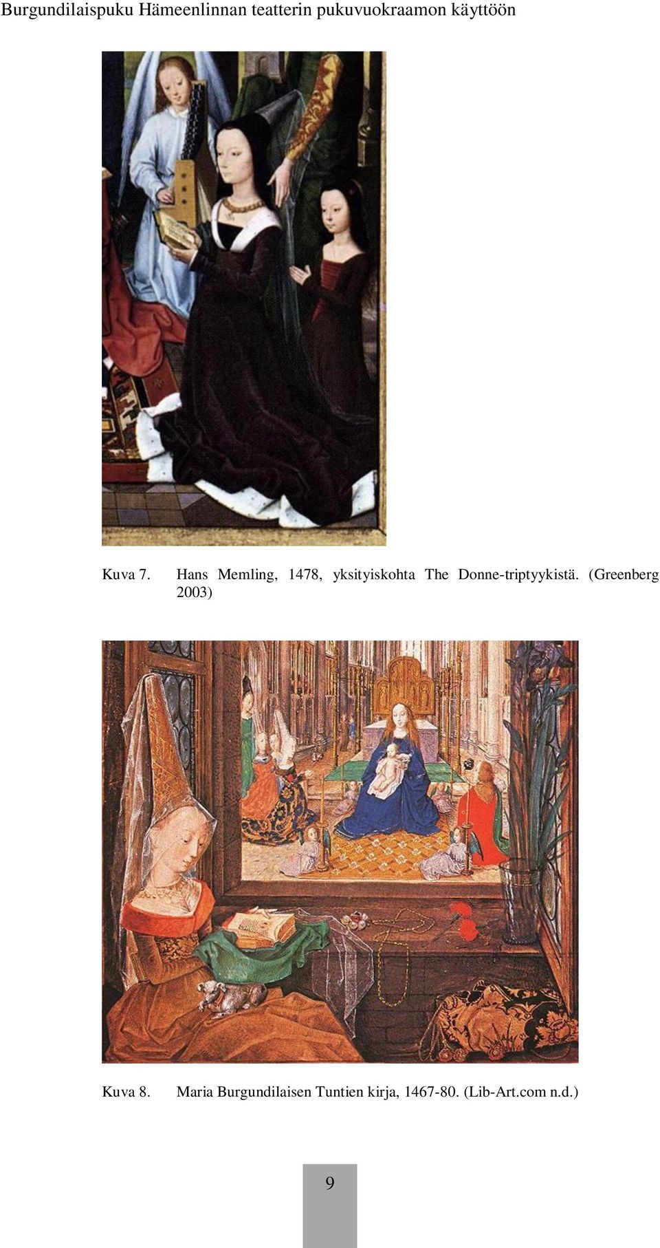 Donne-triptyykistä.