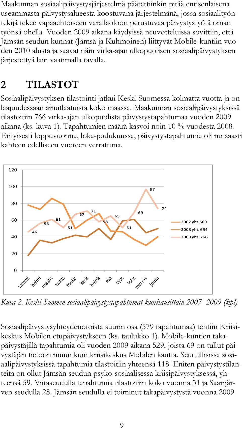 Vuoden 2009 aikana käydyissä neuvotteluissa sovittiin, että Jämsän seudun kunnat (Jämsä ja Kuhmoinen) liittyvät Mobile-kuntiin vuoden 2010 alusta ja saavat näin virka-ajan ulkopuolisen