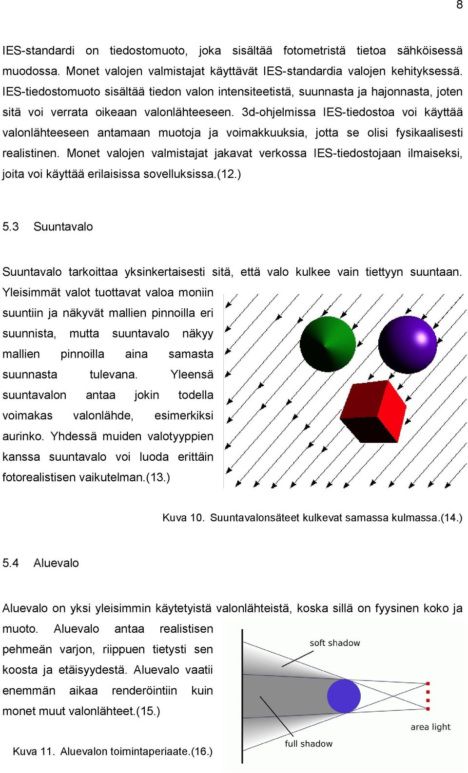 3d-ohjelmissa IES-tiedostoa voi käyttää valonlähteeseen antamaan muotoja ja voimakkuuksia, jotta se olisi fysikaalisesti realistinen.