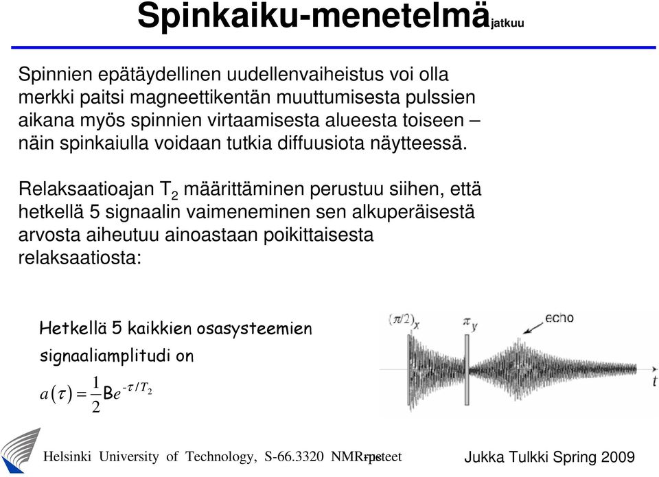 näytteessä.