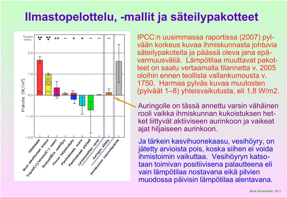 Auringolle on tässä annettu varsin vähäinen rooli vaikka ihmiskunnan kukoistuksen hetket liittyvät aktiiviseen aurinkoon ja vaikeat ajat hiljaiseen aurinkoon.