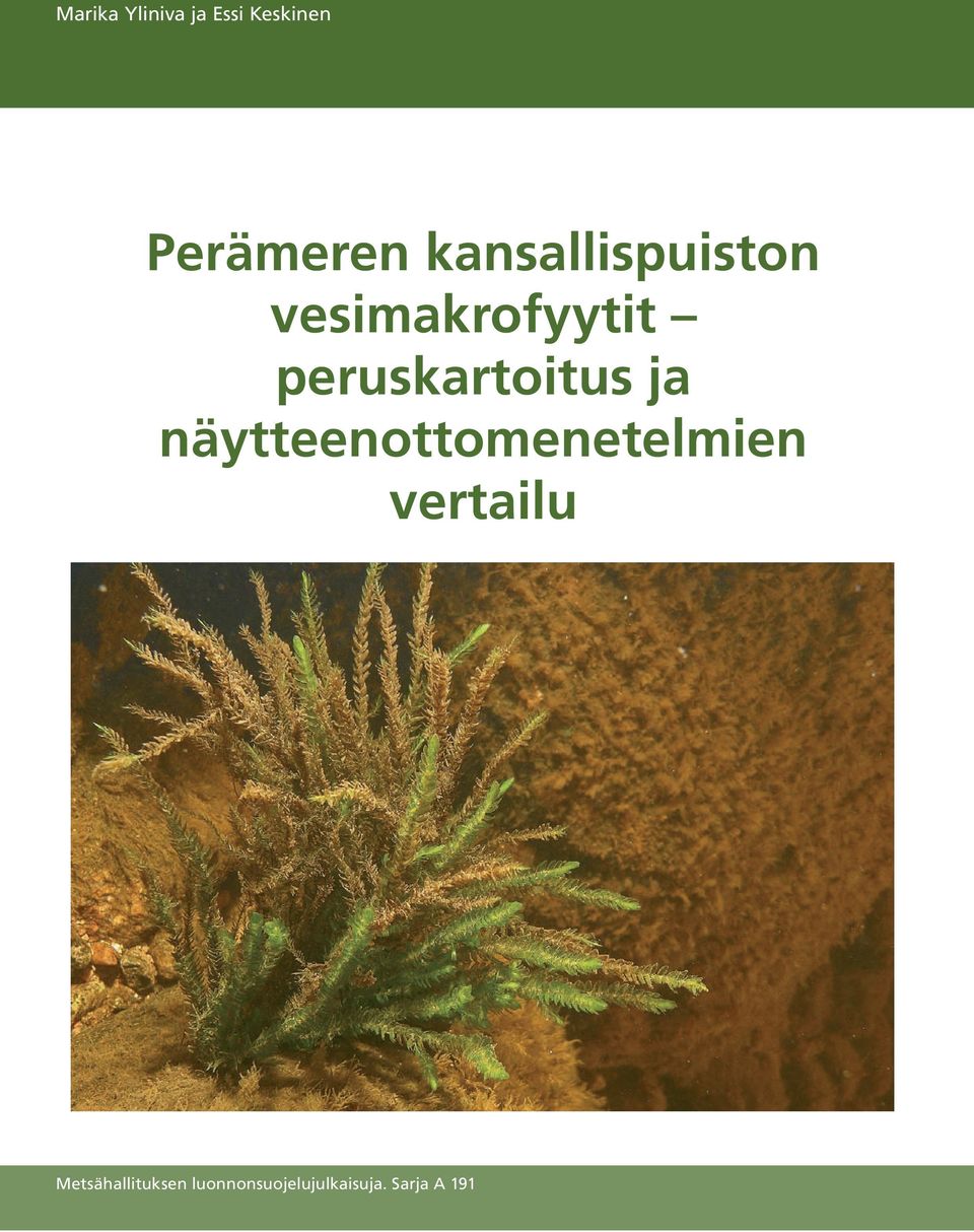 peruskartoitus ja näytteenottomenetelmien