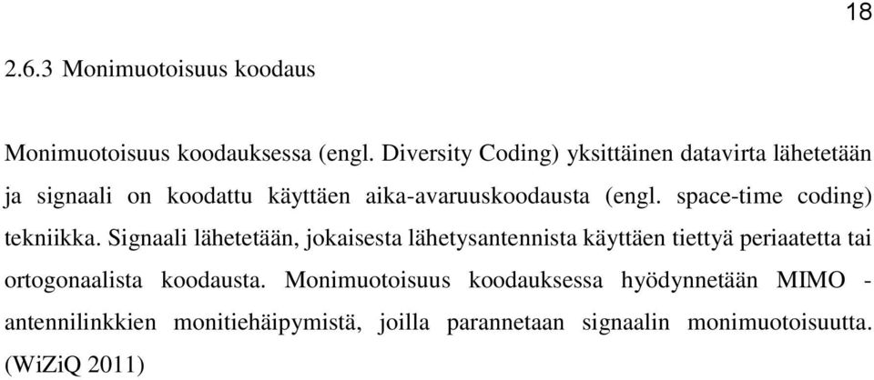 space-time coding) tekniikka.