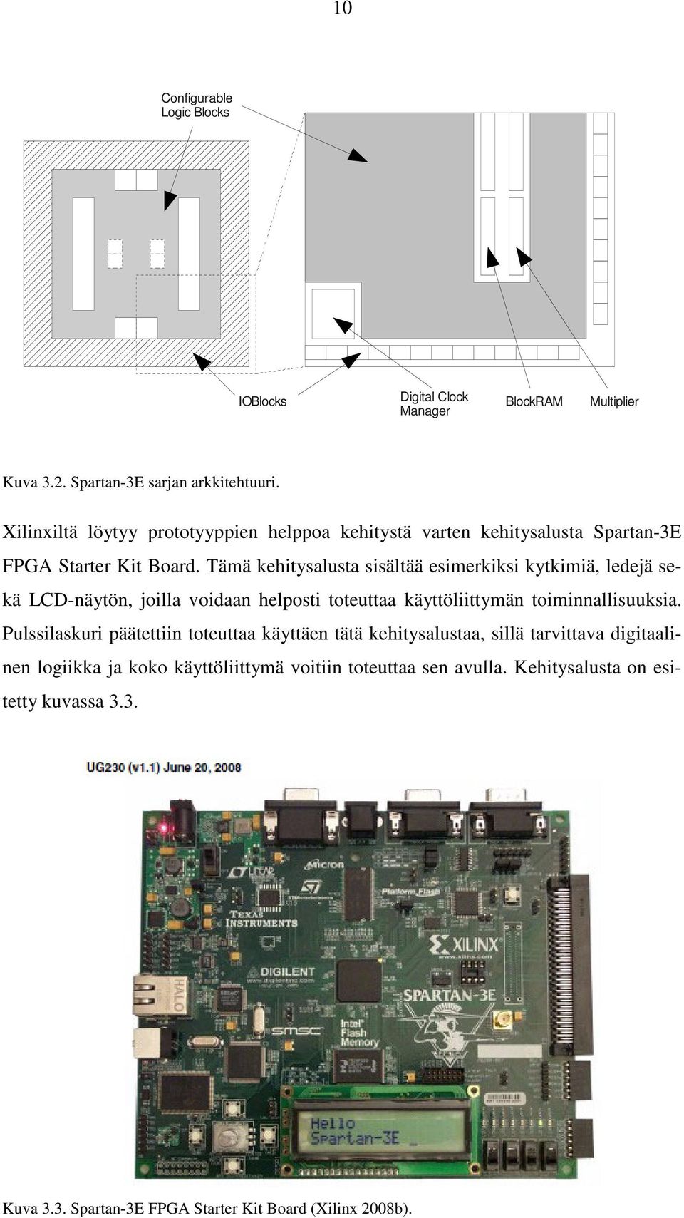 Tämä kehitysalusta sisältää esimerkiksi kytkimiä, ledejä sekä LCD-näytön, joilla voidaan helposti toteuttaa käyttöliittymän toiminnallisuuksia.