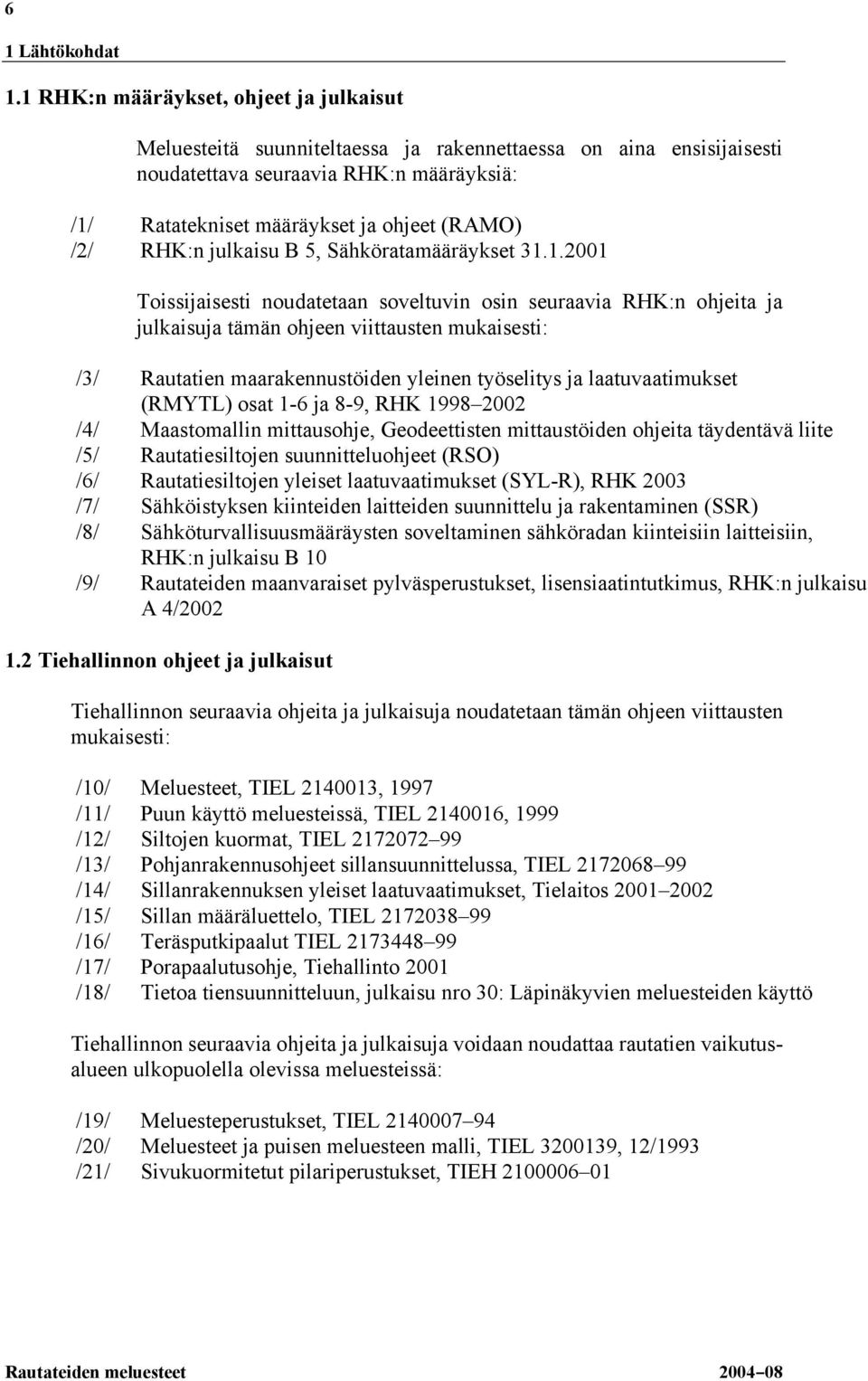 RHK:n julkaisu B 5, Sähköratamääräykset 31.