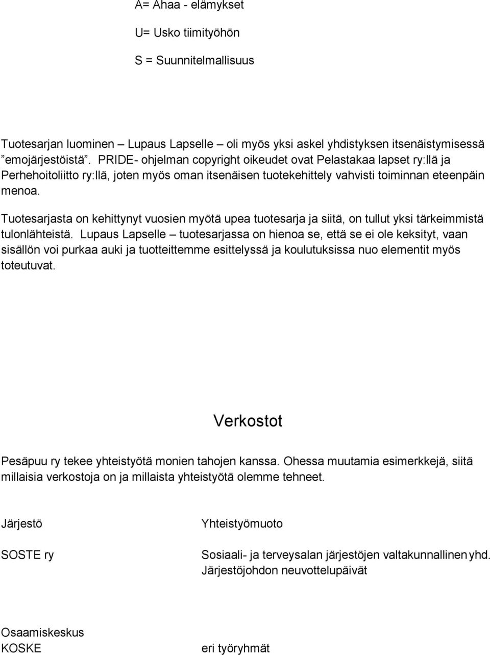 Tuotesarjasta on kehittynyt vuosien myötä upea tuotesarja ja siitä, on tullut yksi tärkeimmistä tulonlähteistä.