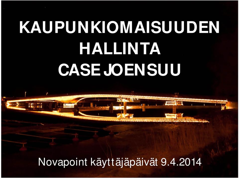 JOENSUU Novapoint