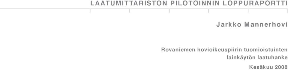 Rovaniemen hovioikeuspiirin