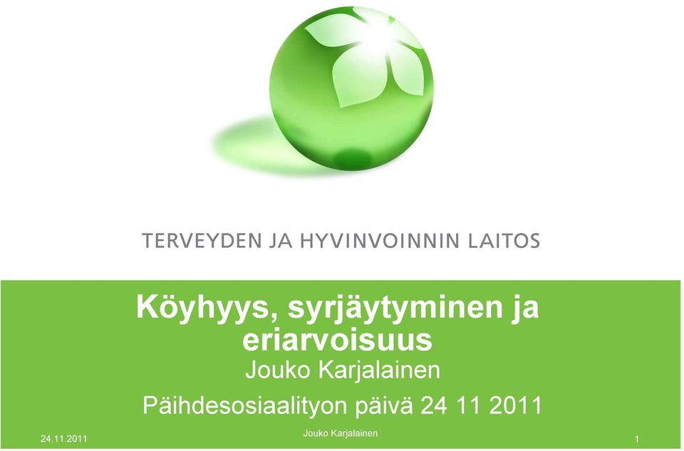 Päihdesosiaalityon päivä 24 11