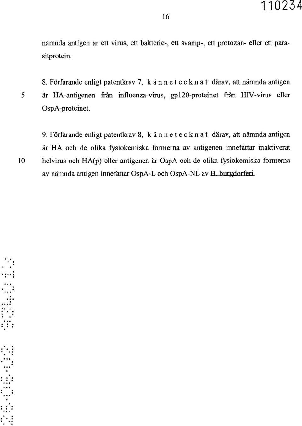 HIV-virus eller OspA-proteinet. 9.