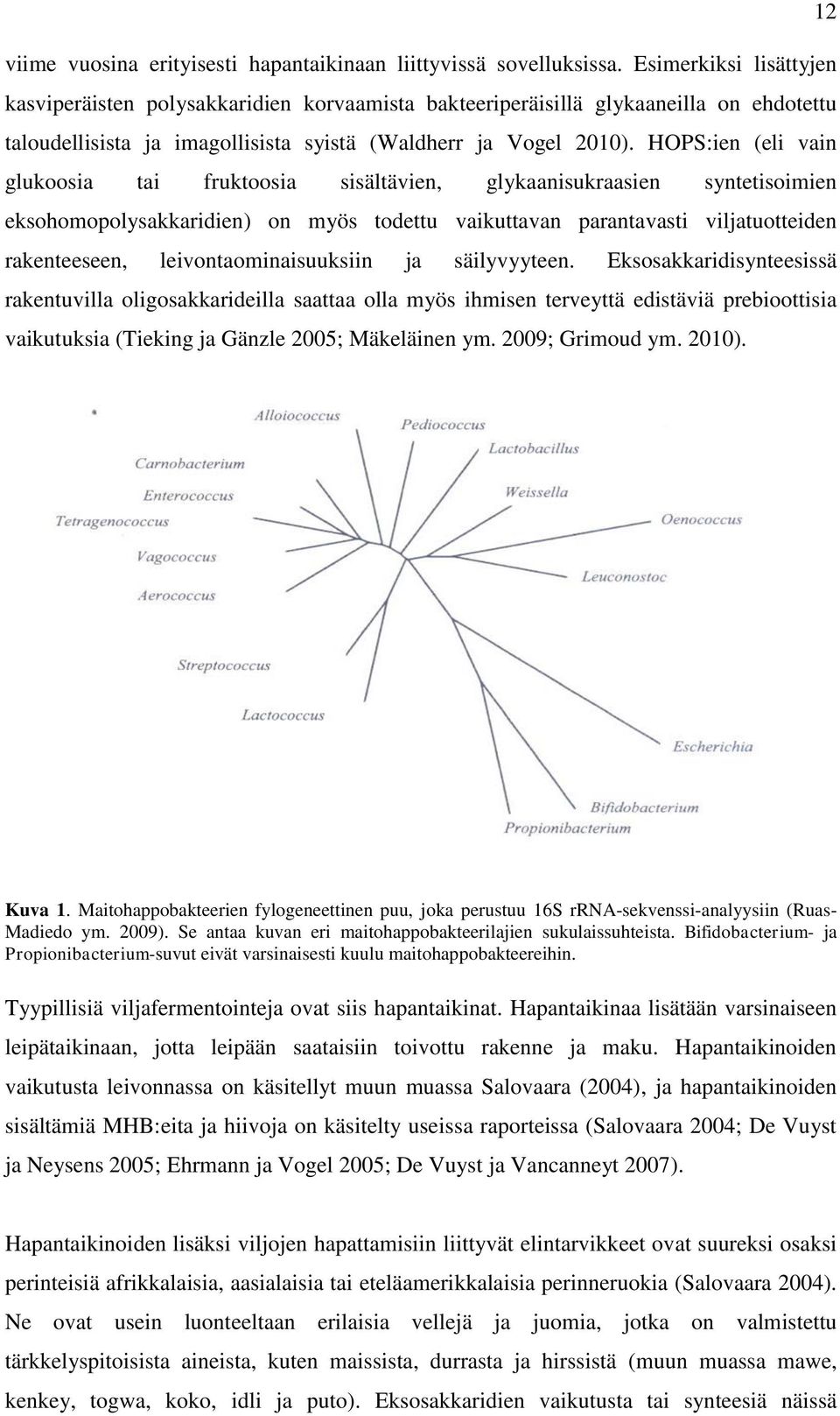 HOPS:ien (eli vain glukoosia tai fruktoosia sisältävien, glykaanisukraasien syntetisoimien eksohomopolysakkaridien) on myös todettu vaikuttavan parantavasti viljatuotteiden rakenteeseen,