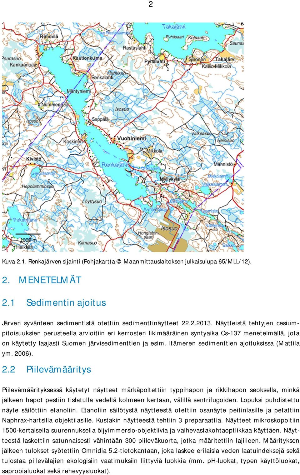 Itämeren sedimenttien ajoituksissa (Mattila ym. 20