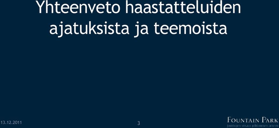 ajatuksista ja