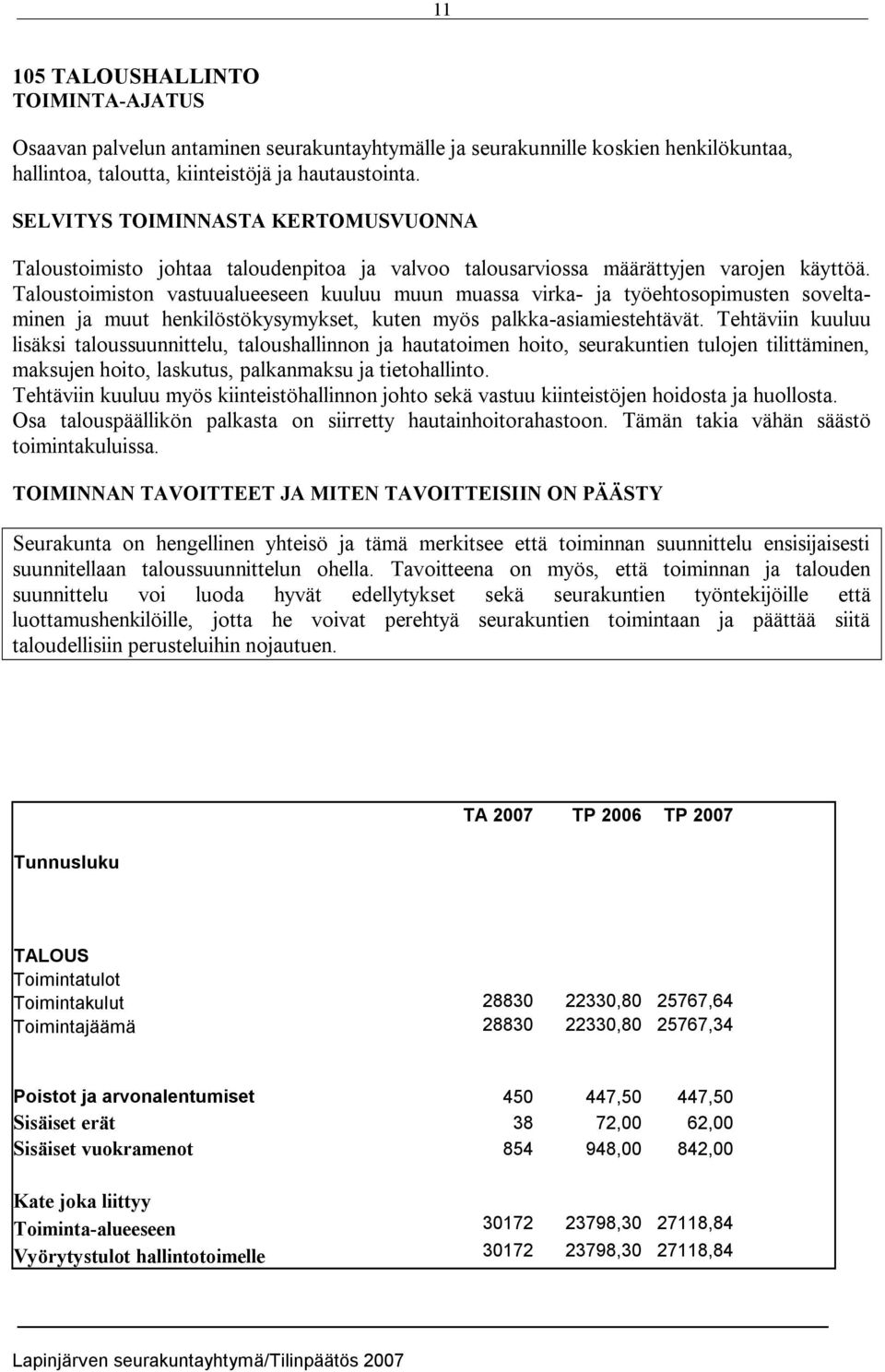 Taloustoimiston vastuualueeseen kuuluu muun muassa virka ja työehtosopimusten soveltaminen ja muut henkilöstökysymykset, kuten myös palkka asiamiestehtävät.