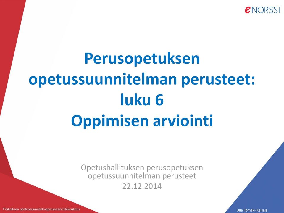arviointi Opetushallituksen