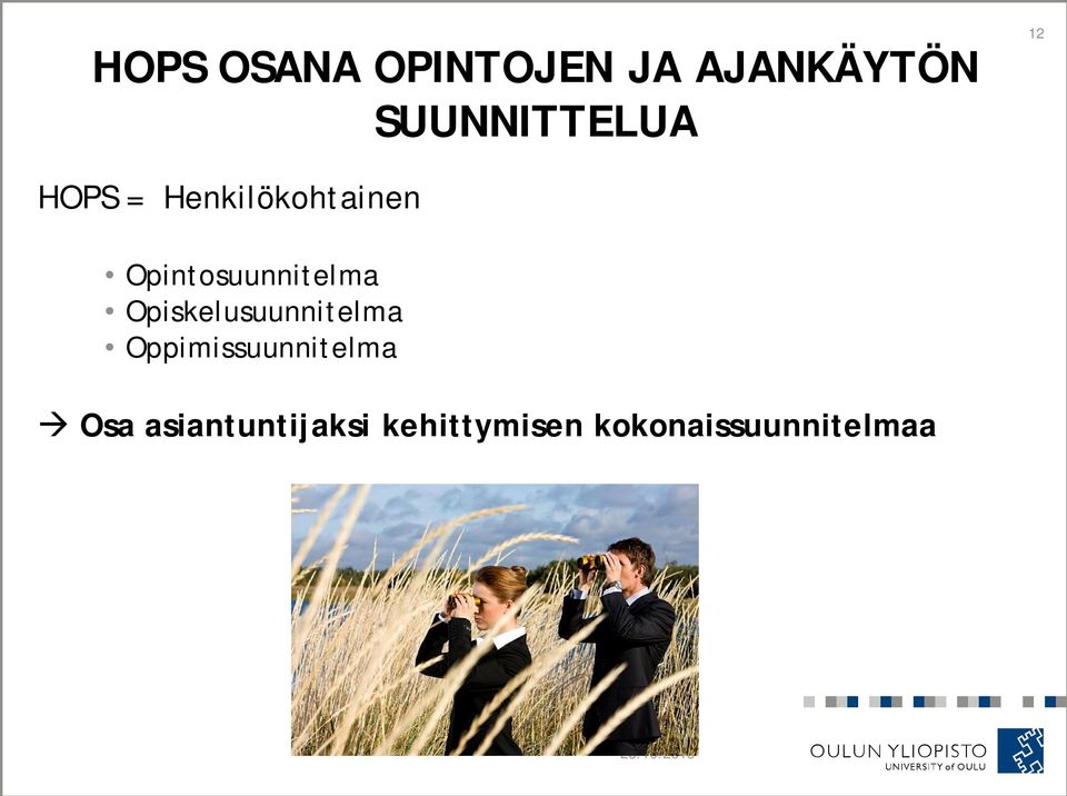 Opintosuunnitelma Opiskelusuunnitelma