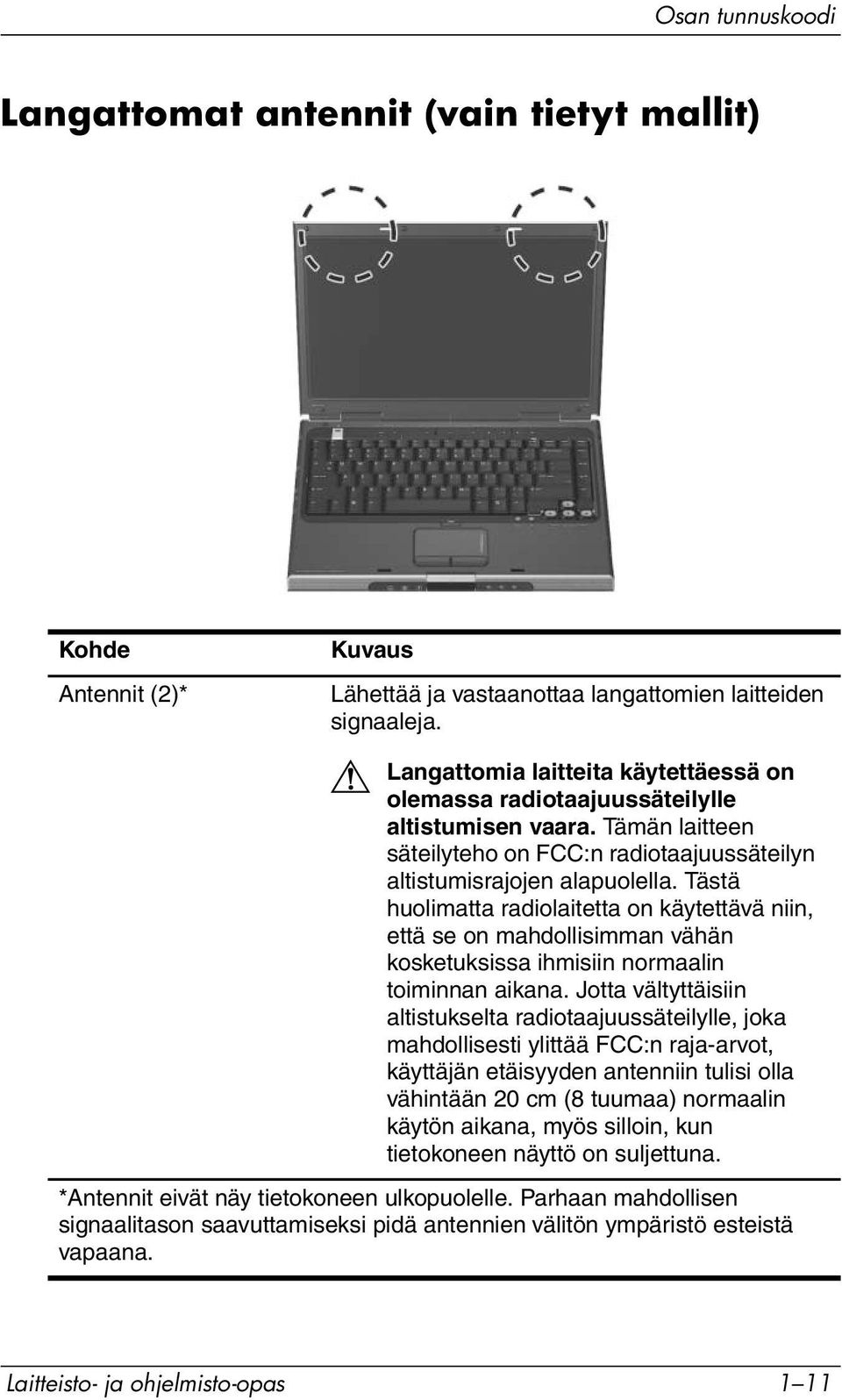 Tästä huolimatta radiolaitetta on käytettävä niin, että se on mahdollisimman vähän kosketuksissa ihmisiin normaalin toiminnan aikana.