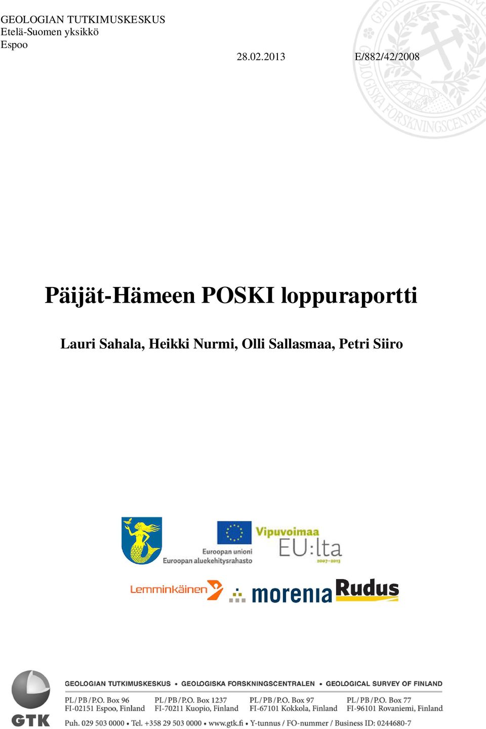 Päijät-Hämeen POSKI loppuraportti