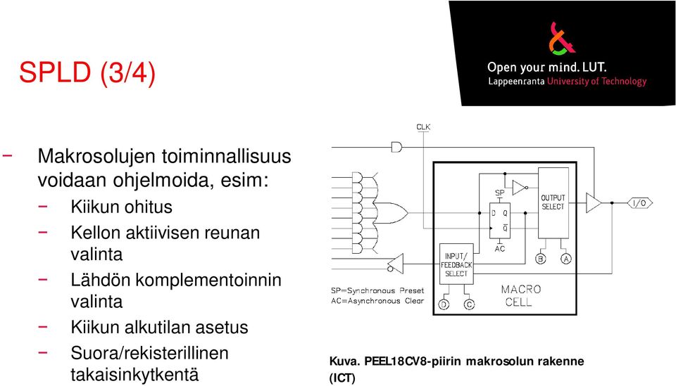 komplementoinnin valinta Kiikun alkutilan asetus