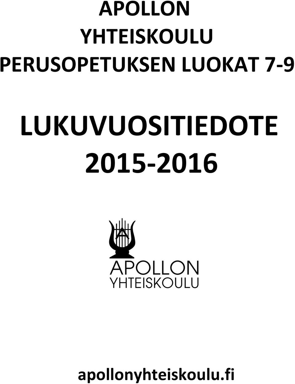 7-9 LUKUVUOSITIEDOTE