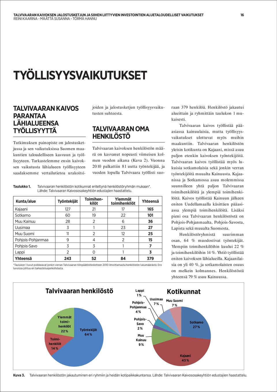 Tutkimuksen painopiste on jalostusketjussa ja sen vaikutuksissa Suomen maakuntien taloudelliseen kasvuun ja työllisyyteen.