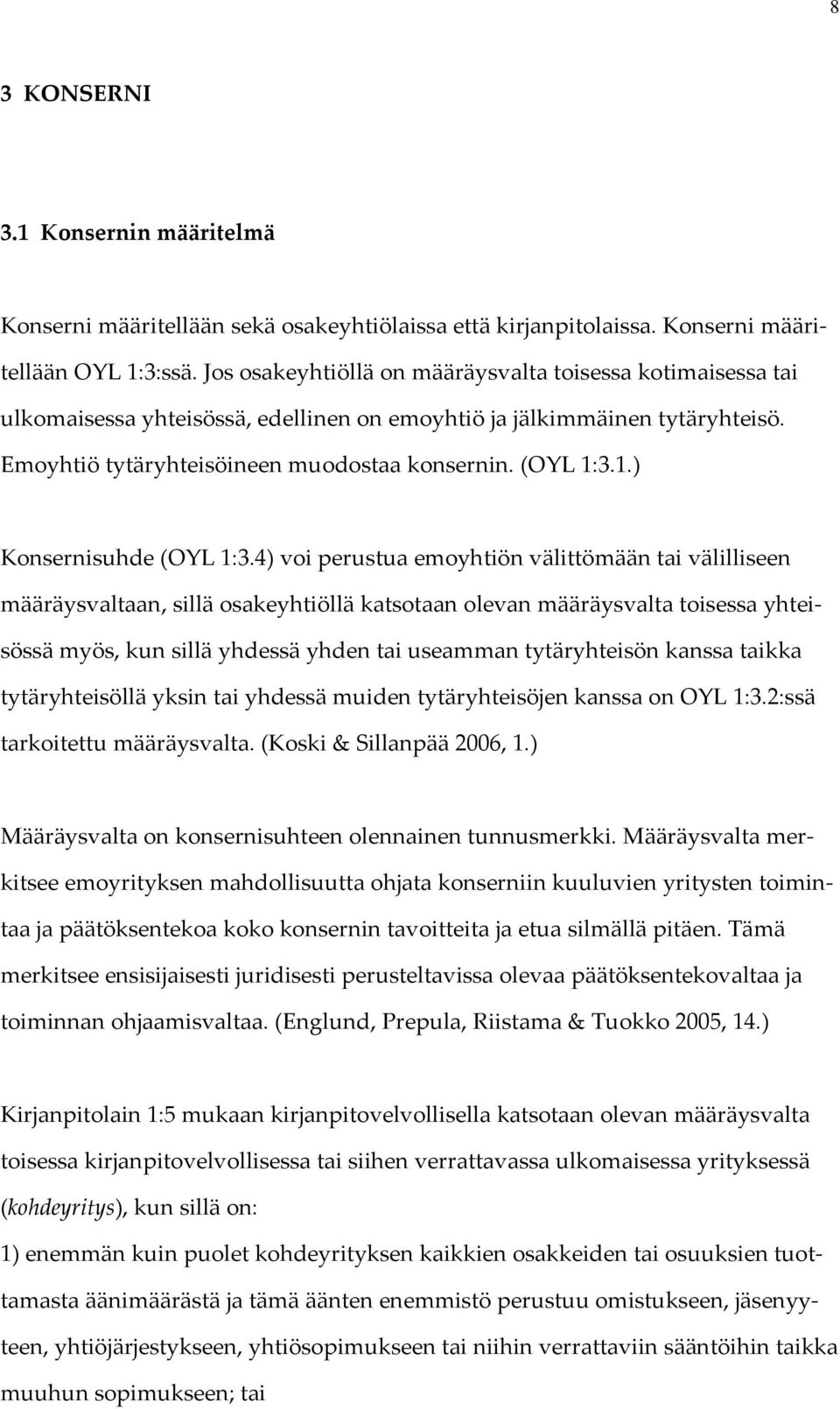 3.1.) Konsernisuhde (OYL 1:3.