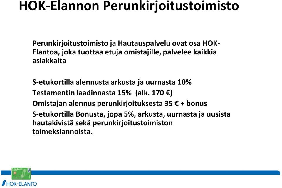 Testamentin laadinnasta 15% (alk.