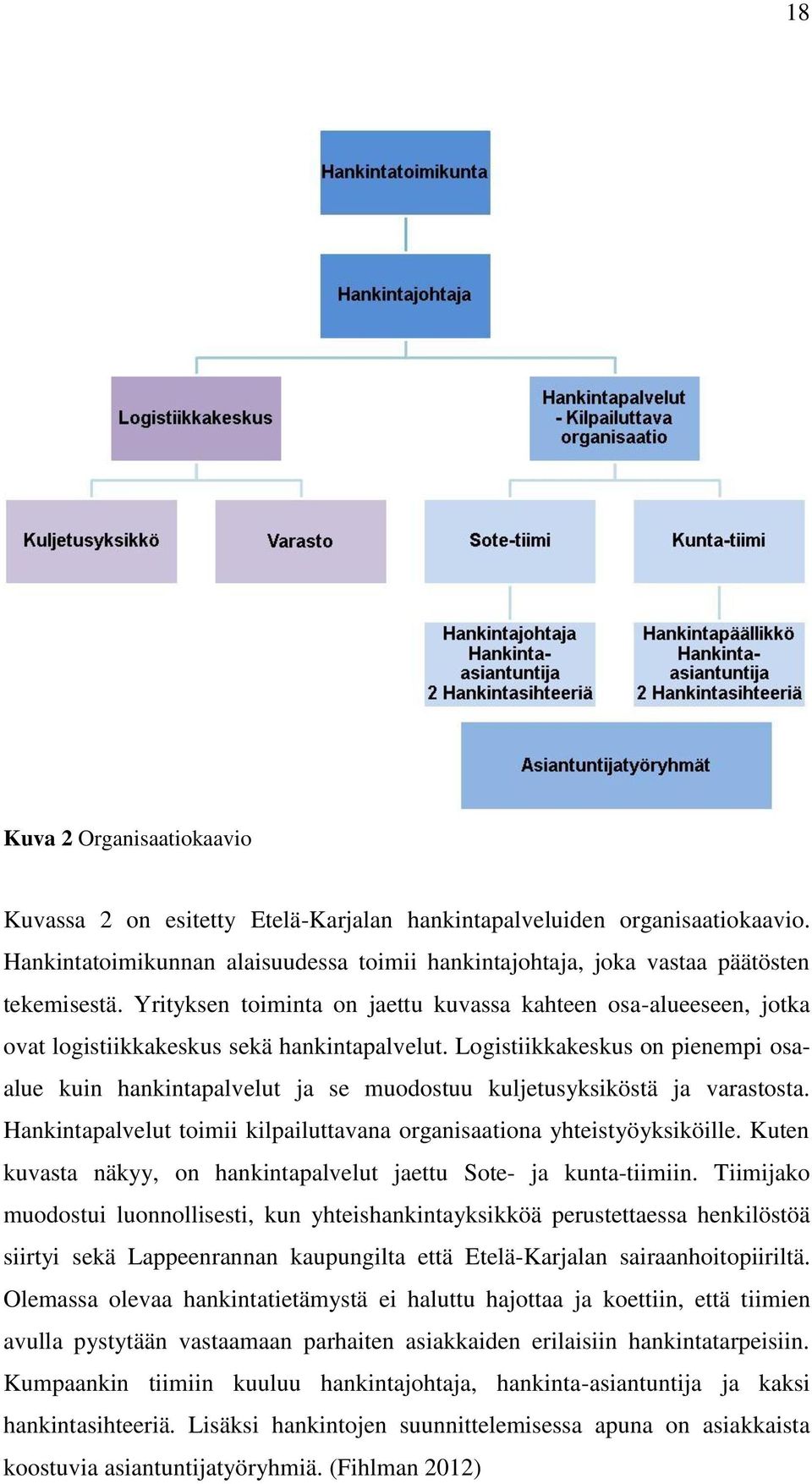 Logistiikkakeskus on pienempi osaalue kuin hankintapalvelut ja se muodostuu kuljetusyksiköstä ja varastosta. Hankintapalvelut toimii kilpailuttavana organisaationa yhteistyöyksiköille.