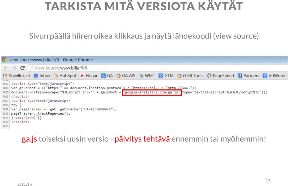 (view source) ga.