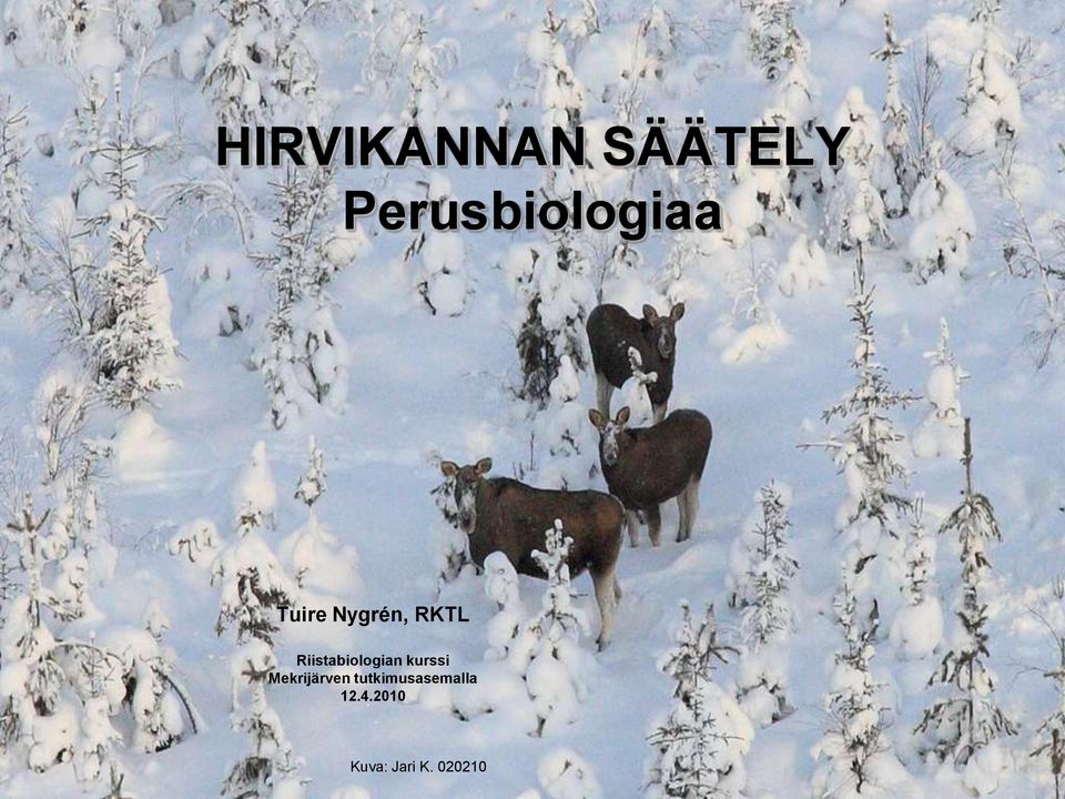 Riistabiologian kurssi