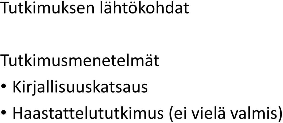 Kirjallisuuskatsaus