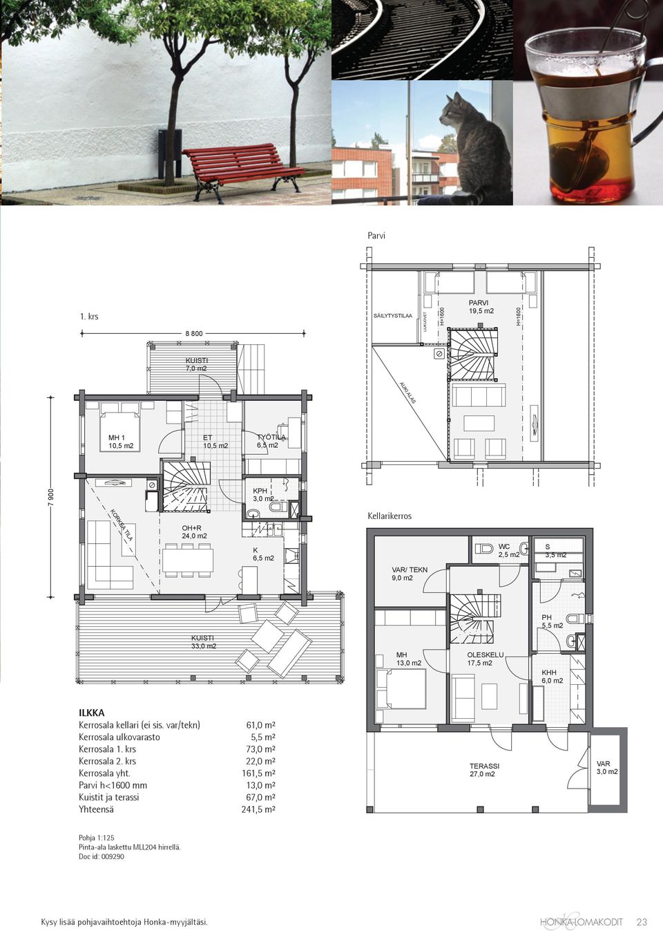 6,5 m2 SÄILYTYSTILAA LIUUOV H=1600 PARVI 19,5 m2 H=1600 7 900 OREA TILA UISTI 3 OH+R 24,0 m2 ERROSALA ELLARI 61,0m 2 (ei sis.