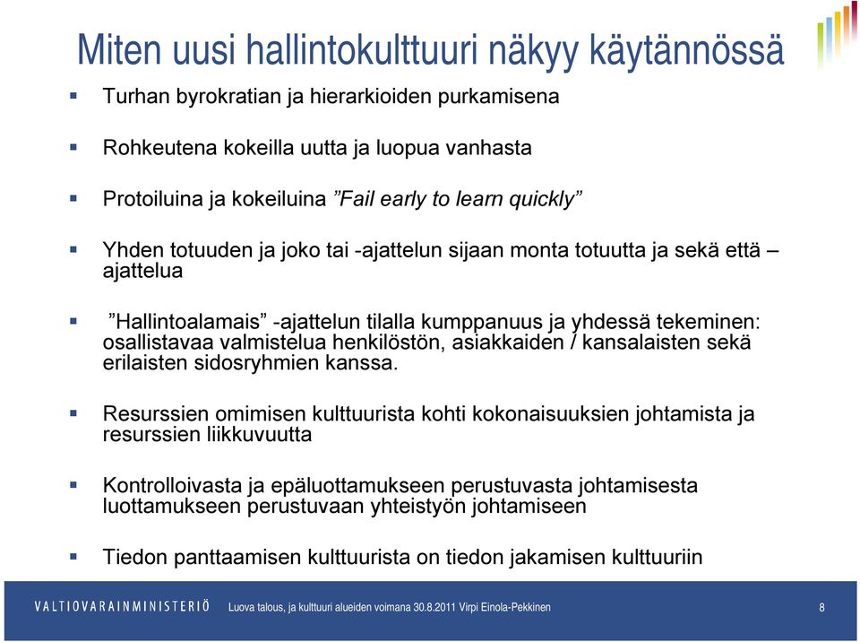 kansalaisten sekä erilaisten sidosryhmien kanssa.