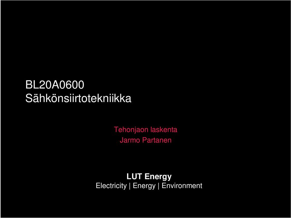 Partanen LT Energy